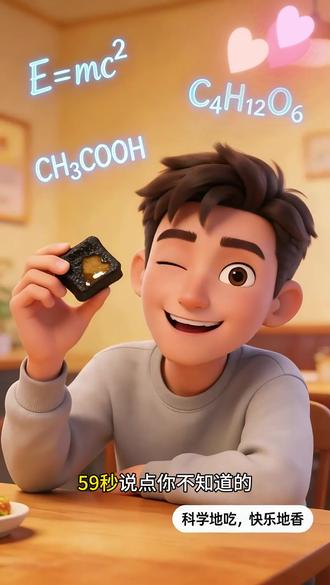 59秒告诉你为什么我们爱吃臭味食物 闻着臭吃着香,这是为啥?59秒告诉你为什么我们喜欢吃臭味食物#闻着臭吃着香 #科普 #食品安全 #ai #随变ai随便玩