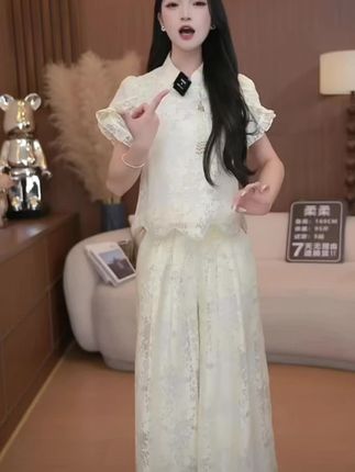 【初羽】夏季新款高级感时尚气质百搭国风长裤套装#国风套装#洋气上档次 #气质优雅#高级感穿搭 #穿出自己的风格