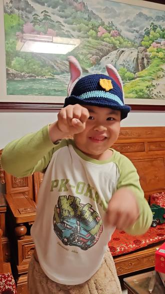 兔子警官帽#疯狂动物城#兔子警官朱迪和狐狸尼克