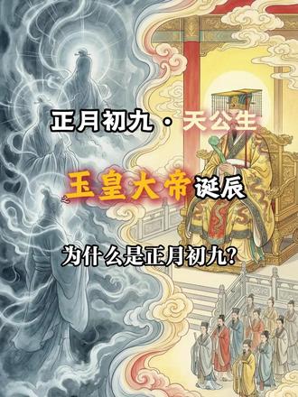 正月初九天公生 玉皇大帝生辰 为何是正月初九? #玉皇大帝 #天公生 #正月初九 #玉皇大帝诞辰
