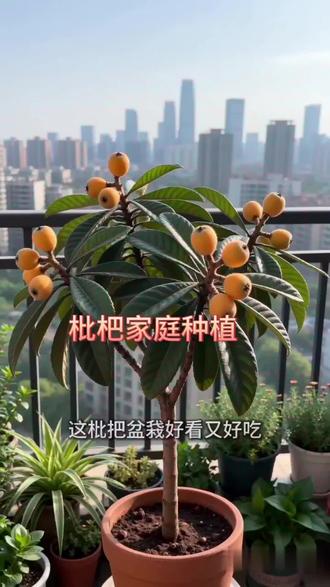 枇杷盆栽种植#枇杷 #枇杷熟了 #阳台种植 #种水果 #种植小技巧