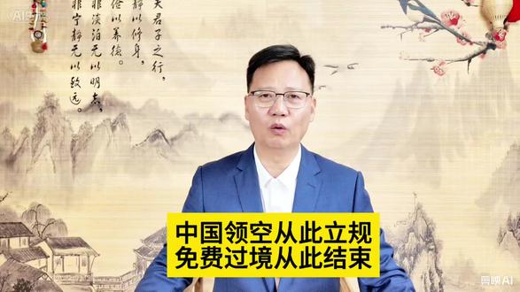 中国领空从此有了新规定,免费过境的情况从此结束@弘图视界
#中国领空