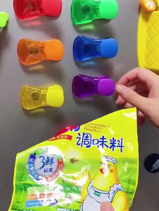 超实用密封夹,零食调料保鲜就靠它!家里必备! #冰箱用品 #保鲜神器 #调料袋夹子 #家用夹子 #零食保鲜