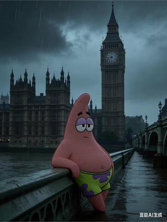 救赎尼古丁ai指令制作教程来啦 #派大星 #我在伦敦努力的逗你笑 #豆包ai #豆包出大片有两把刷子 犹豫梗ai口令制作教程 犹豫伦敦图片怎么做#忧郁