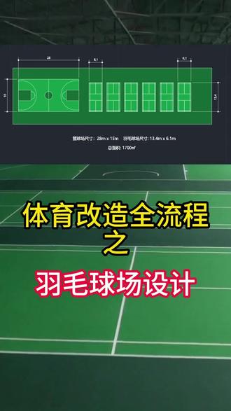 羽毛球场设计改造全流程 #羽毛球 #羽毛球教学 #羽毛球训练 #羽毛球馆 #羽毛球培训