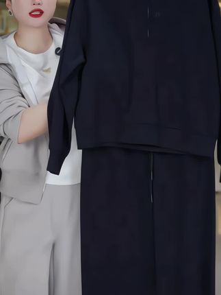 品牌正品 lulubide/露露彼得-半拉链长袖+长裤 休闲运动套装25-67 #高级感穿搭 #运动穿搭 #休闲运动套装 #卫衣穿搭 #通勤搭配