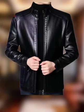 #强烈推荐 #气质皮衣 #高档皮衣外套 ##春秋穿搭 #皮衣外套搭配