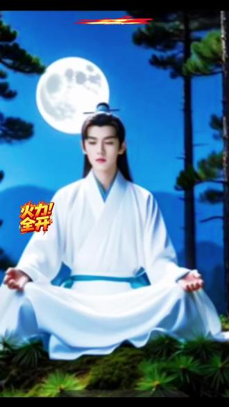 #官方我要上热门 月光下打坐,不是修仙是修心,一不小心练成“静止不动”神功。别人闭眼养神,我闭眼养膘,这姿势保持太久,连月亮都开始怀疑人生了。#修仙日常#静止挑战#搞笑生活