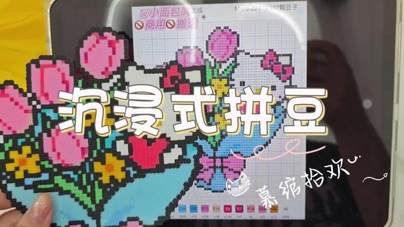 拼豆日记(11/100)|郁金香kitty花束
图纸来源:🍠@小面包屑
#抖音第0届拼豆大赛 #拼豆 #沉浸式拼豆