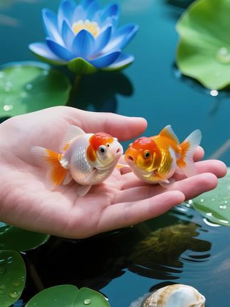 【国粹兰寿,好养到新手也能上手!】 不用加热棒的冷水观赏鱼来啦!纯种兰寿圆滚滚像小胖子,泰狮尾鳍展开如扇,鹤顶红头顶一点红自带贵气,还有灵动锦鲤添活力~ 都是小型淡水鱼,适应力强,新手也能轻松养出状态!鱼缸里摆上几颗鹅卵石,丢两片荷叶,瞬间get国风小景,家里、办公室摆一缸,赏鱼解压超治愈~ 活体包活送达,品种纯正有保障,现在入手还送新手养护手册,养鱼小白也能放心冲!   #兰寿金鱼 #冷水观赏鱼 #新手好养的鱼 #国粹观赏鱼 #鱼缸造景