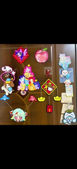 马年拼小马…我只看到一颗燃尽的舍利子#小马宝莉 #拼豆 #邪修