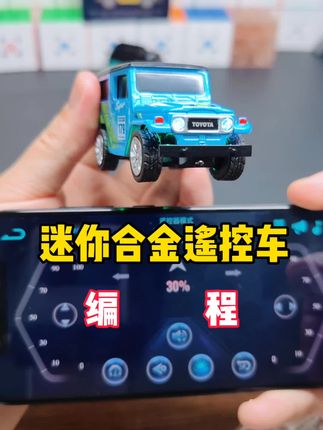 超多玩法的合金迷你遥控车! #遥控车 #新奇特创意 #男孩玩具 #新奇特玩具 #汽车模型
