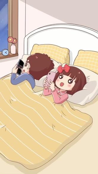 睡觉前的神操作快来@你的男朋友吧!