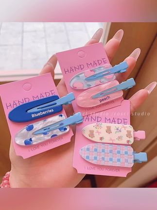 发夹边夹侧边无痕发卡女2025新款高级感前额刘海鸭嘴夹子头饰发饰 #少女心爆棚 #侧边夹 #碎发夹
