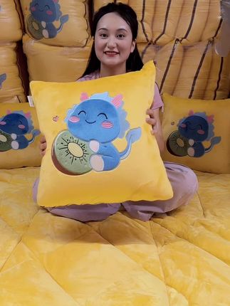 合上是抱枕,打开是被子。可以机洗。#居家好物 #抱枕被子两用 #抱枕 #抱枕被子二合一 #柔软舒适