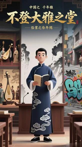 中华文明成语典故 之 不登大雅之堂 中华文明成语典故 之 不登大雅之堂
#知识前沿派对
#抖音合集升级计划
#青年创作年终讲
#青年创作者成长计划
#来自热心市民的溜达建议