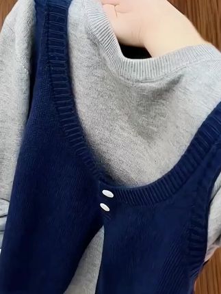 #早秋穿搭 #两件套 #针织衫 #时尚穿搭 #气质穿搭