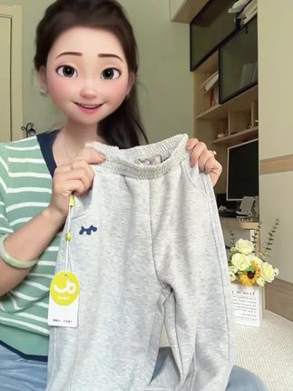 【校服裤】嘟嘟家儿童春秋裤子男童简约舒适百搭线条棉运动休闲卫裤#反季清仓 #儿童卫裤 #简约舒适 #运动裤 #卫裤