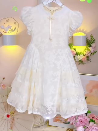 哇太漂亮了很有高级感穿上特别洋气舒服 看上去气质拉满 这可是每个女孩子的公主梦啊#好物推荐🔥 #公主裙 #童装 #高级感穿搭 #谁穿谁好看系列