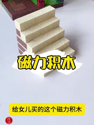 磁力积木建议安排这种磁力大容易拼搭的,可以搭配出多种造型,能充分多件孩子动手能力了,激发孩子想象力#益智玩具 #让孩子远离手机