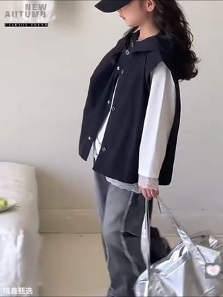 女童防风马甲2025秋季新款韩版休闲百搭潮童儿童春秋宝宝外穿马夹#春秋新款 #中大童搭配 #儿童马甲 #高品质童装 #超便宜超划算