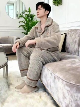 居家#睡衣#套装#珊瑚绒
