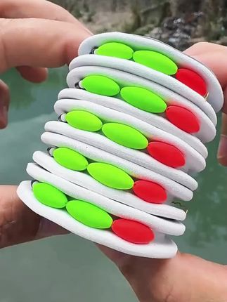 溪流钓线组专用翻转钩小物白条石斑鳑鲏马口三粒漂鱼线鱼钩七星漂 #鱼钩 #鱼线 #渔具用品