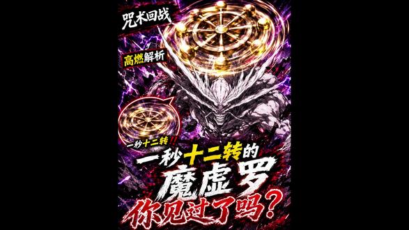 《咒术回战》杂谈:一秒十二转的魔虚罗,约等于多少根手指的宿傩 #动漫解说 #咒术回战 #青年创作者成长计划