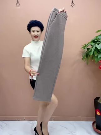 #秋冬季穿搭 #直筒裤 #面料柔软舒适