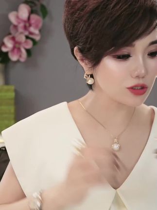 铜合金项链 福袋珍珠项链女2025新款轻奢小众高级感毛衣链颈链ins#热门 #热门音乐🔥 #热门短剧推荐