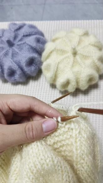 树叶花八角贝雷帽编织7#爱手工爱生活 #手工编织 #零基础钩针编织教程