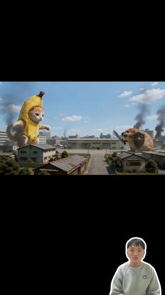 AI对打特摄视频 最近跟奥特曼对打的特摄AI视频,点赞量都很高。#特摄片 #AI视频 #AI动画 #比比拉布 #我的刀盾