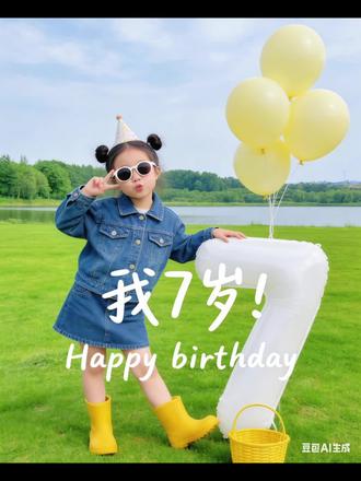 好看的宝宝生日照豆包教程来啦!真是太好看啦!#豆包ai #豆包出大片有两把刷子#氛围感照片 #分享一下自家萌宝的写真 #骗你生女儿