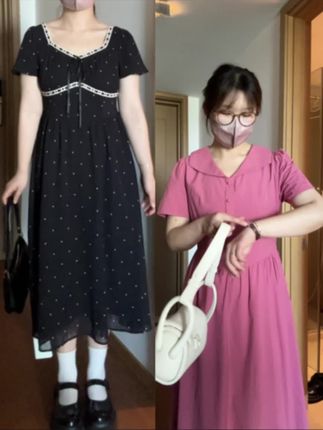穿这么好看的裙子,不是去加班的! #夏季穿搭 #连衣裙穿搭 #微胖穿搭 #梨形身材穿搭 #苹果型身材