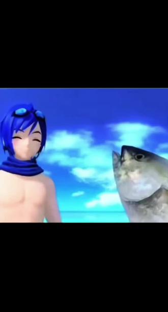 os:好萌…… #术力口#金枪鱼之恋#kaito