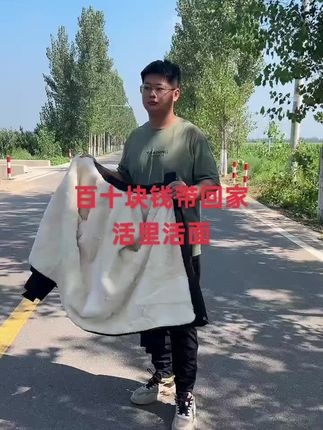 #源头实力厂家 #好物分享 #羊皮袄缝合制作过程