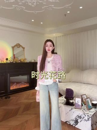 牛仔裤也能穿的很精致!#牛仔裤 #显瘦穿搭 #秋冬穿搭 #品质女装 #谁穿谁好看