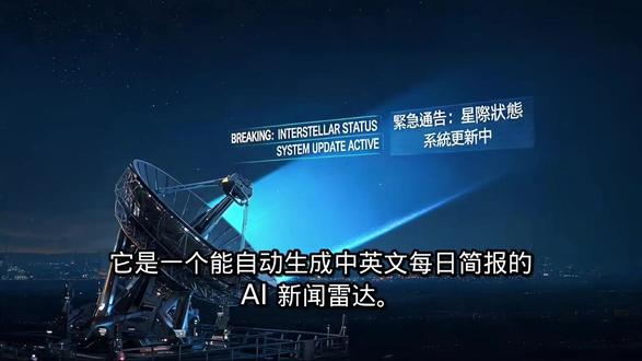 用AI搭建专属新闻雷达 Horizon是一个开源的AI新闻雷达工具,能自动生成中英文每日简报。#人工智能#claude #codex #ai #mcp