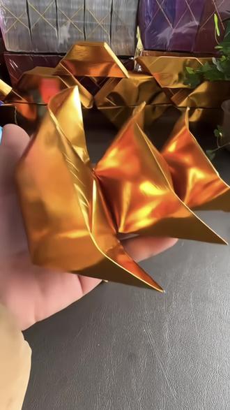 祈福、祭祀选用这款半成品元宝,简单易折,效率高#半成品元宝 #清明元宝 #金元宝折法 #祭祀元宝 #祈福元宝