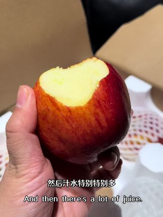 #强烈推荐 云南昭通的丑苹果真的巨好吃!每年我都是买他家的!不踩坑#纯甜 #新鲜应季水果