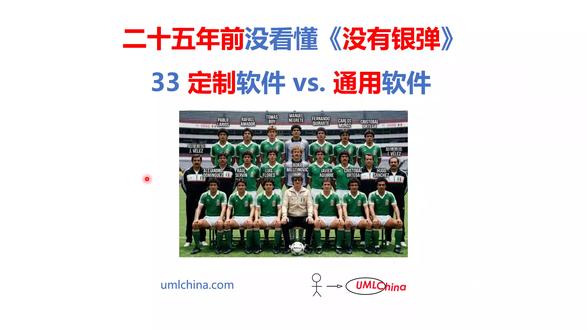 33 定制软件 vs. 通用软件-二十五年前没看懂《没有银弹