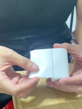 #不干胶标签 #热敏合成纸。60*40规格