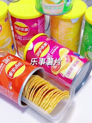 乐事无限薯片40g罐装黄瓜原味学生党小零食休闲食品小吃整箱批发