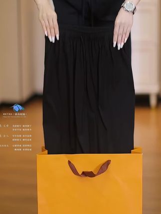 松紧腰时尚甜美灯笼裤菠萝裤女2025夏新宽松显瘦#灯笼裤#百搭裤子 #梨形身材穿搭