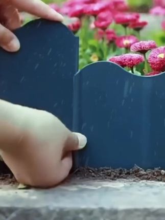 花园围栏 花园围栏小篱笆品牌挡土户外庭院花坛分隔矮绿色围边小栅栏围栏#绿植 #植物 #热爱大自然 #你见过吗 #花园围栏