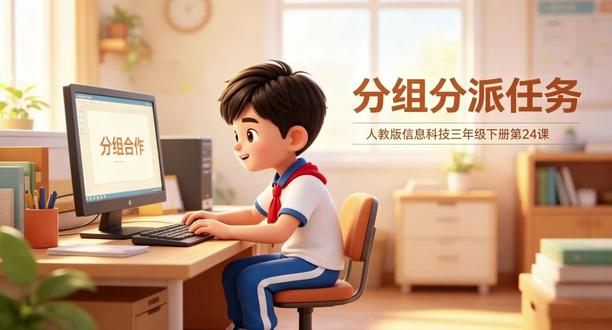 deepseek制作☞三年级下册24《分组分派任务》网页 人教版信息科技三年级下册第7单元网页已全部完成😎今天分享的是第24课《分组分派任务》相关网页✌︎' ֊'感兴趣的小伙伴记得点赞关注哦♥☞#网页设计 #deepseek #原创 #信息科技 #三年级