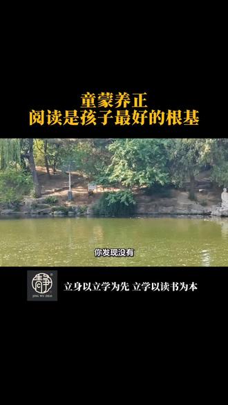 童蒙养正,阅读是孩子最好的根基 #家长必读知识分享 #家庭教育 #父母课堂 #家长必读
