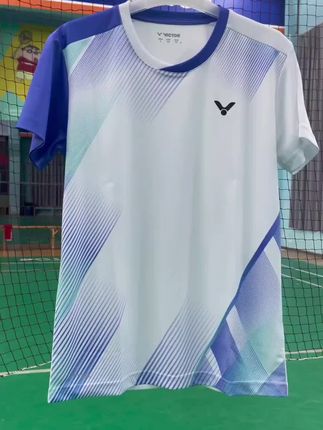 VICTOR威克多胜利羽毛球服男女款针织聚酯清凉夏季运动休闲59110#羽毛球服穿搭