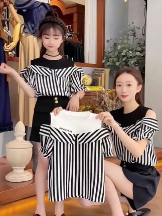 #潮童穿搭#高品质童装#女童套装#童装#生女儿就是用来打扮的
