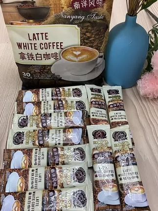 马来西亚拿铁白咖啡☕️#咖啡日常 #仙女都在喝什么 #白咖啡 #马来西亚咖啡 #好喝不贵